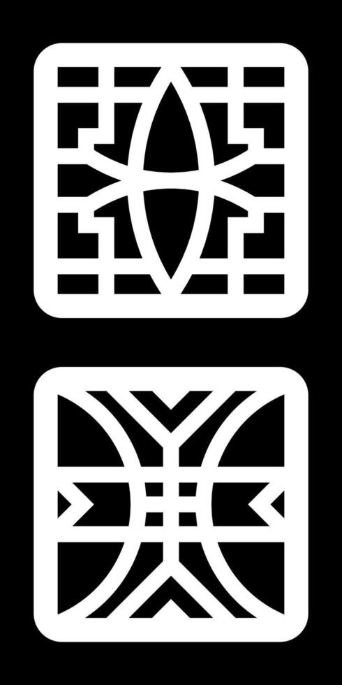 simple geometric pattern for background, decoration, panel, and CNC cutting vector