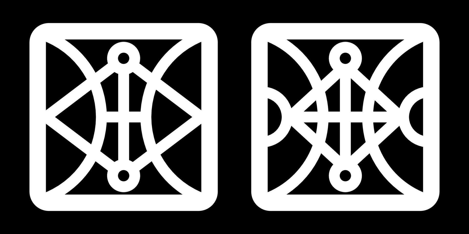 simple geomteric pattern for decoration, background, panel, and CNC Cutting vector