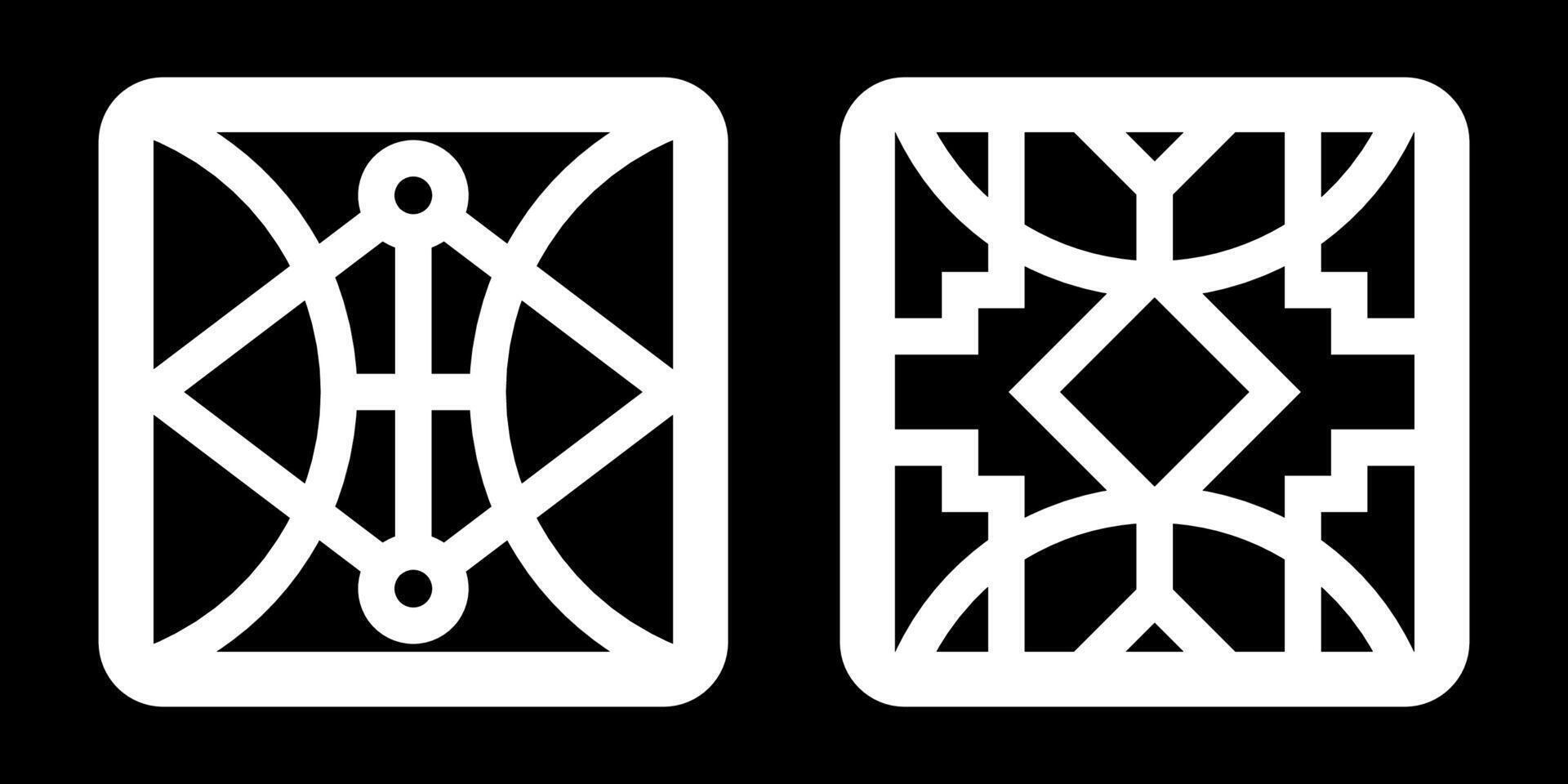 simple geometric pattern for background, decoration, panel, and CNC cutting vector