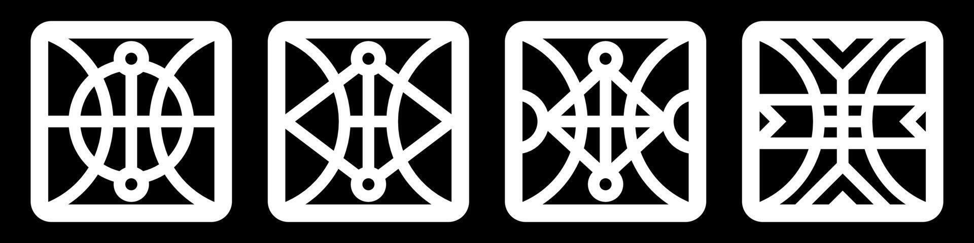 simple geometric pattern for background, decoration, panel, and CNC cutting vector
