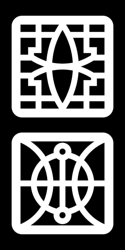 simple geometric pattern for background, decoration, panel, and CNC cutting vector
