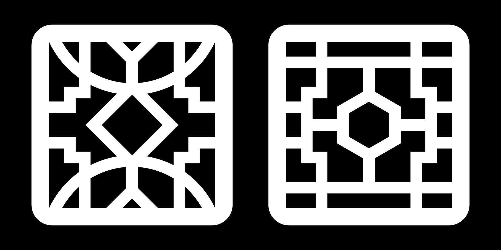 simple geometric pattern for background, decoration, panel, and CNC cutting vector