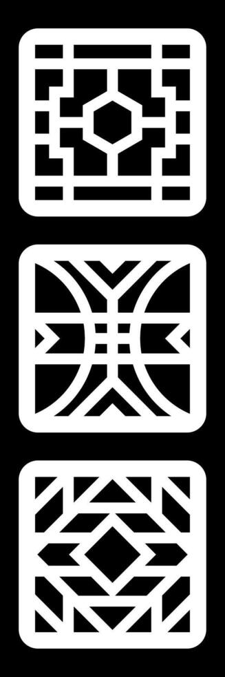 simple geometric pattern for background, decoration, panel, and CNC cutting vector