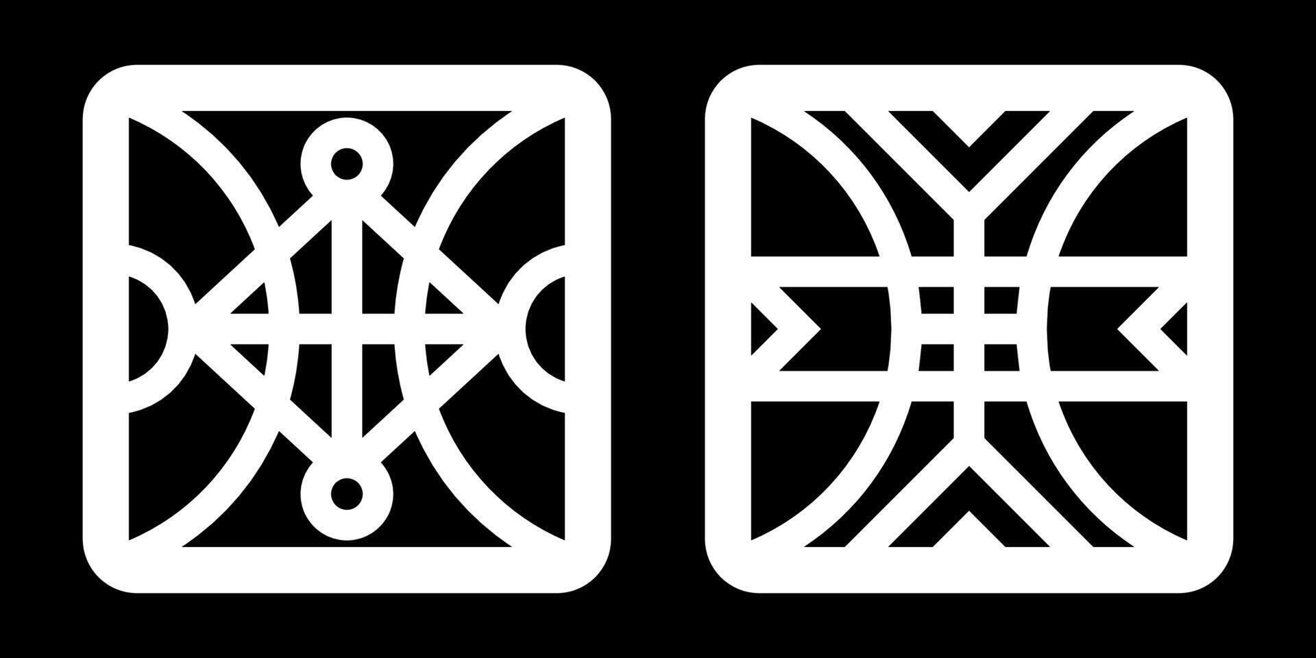 simple geometric pattern for background, decoration, panel, and CNC cutting vector