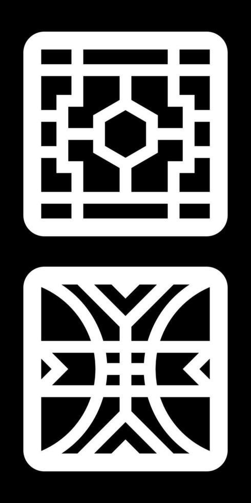 simple geometric pattern for background, decoration, panel, and CNC cutting vector