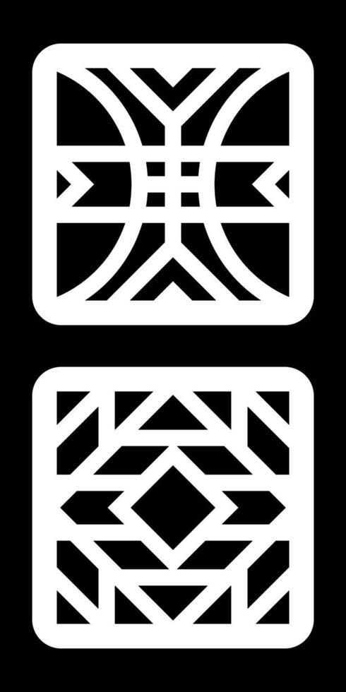 simple geometric pattern for background, decoration, panel, and CNC cutting vector