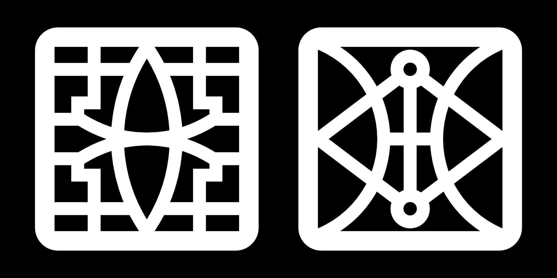 simple geometric pattern for background, decoration, panel, and CNC cutting vector