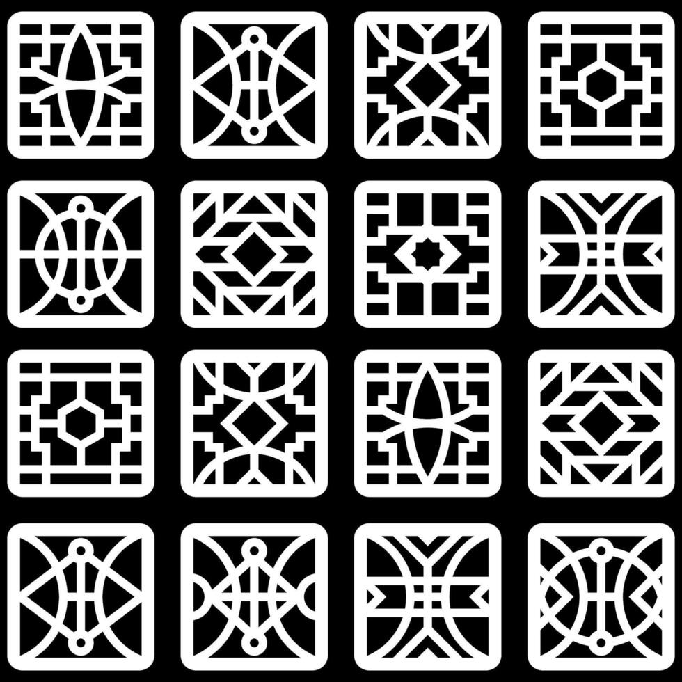 simple geomteric pattern for decoration, background, panel, and CNC Cutting vector