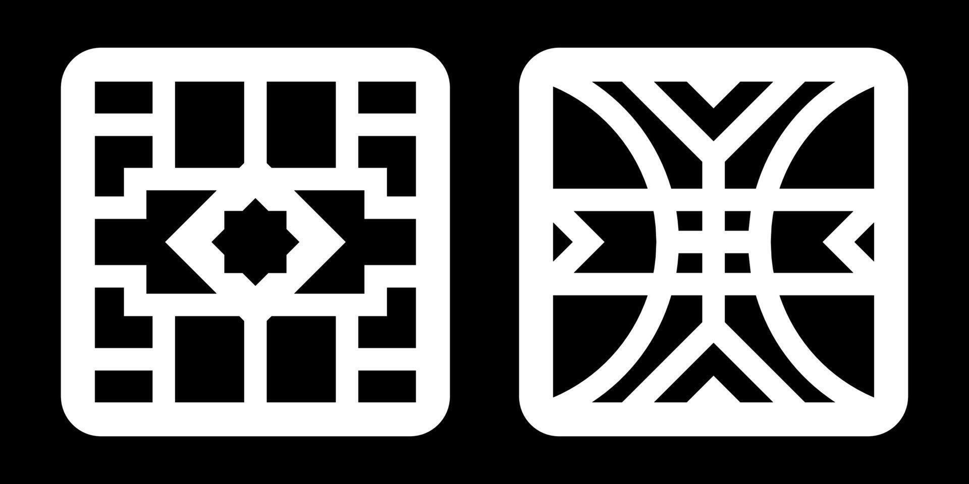 simple geometric pattern for background, decoration, panel, and CNC cutting vector