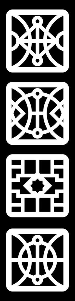 simple geometric pattern for background, decoration, panel, and CNC cutting vector