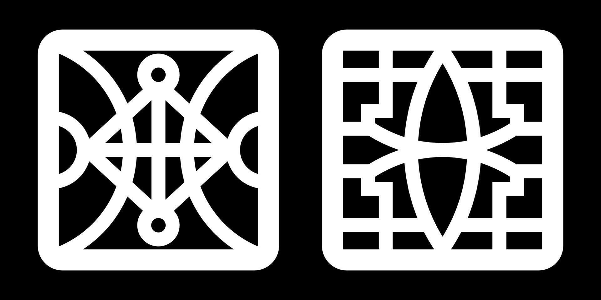 simple geometric pattern for background, decoration, panel, and CNC cutting vector