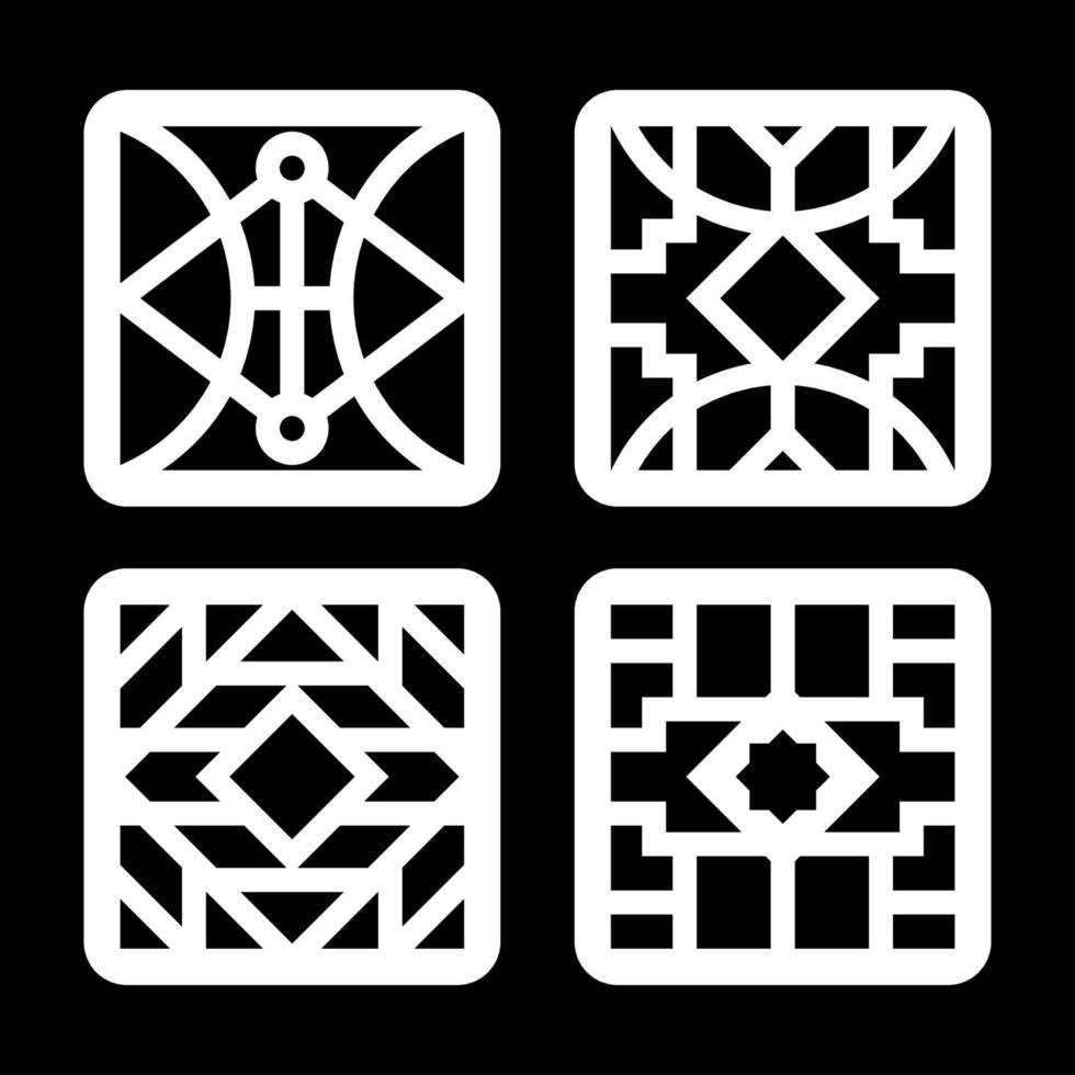 simple geometric pattern for background, decoration, panel, and CNC cutting vector