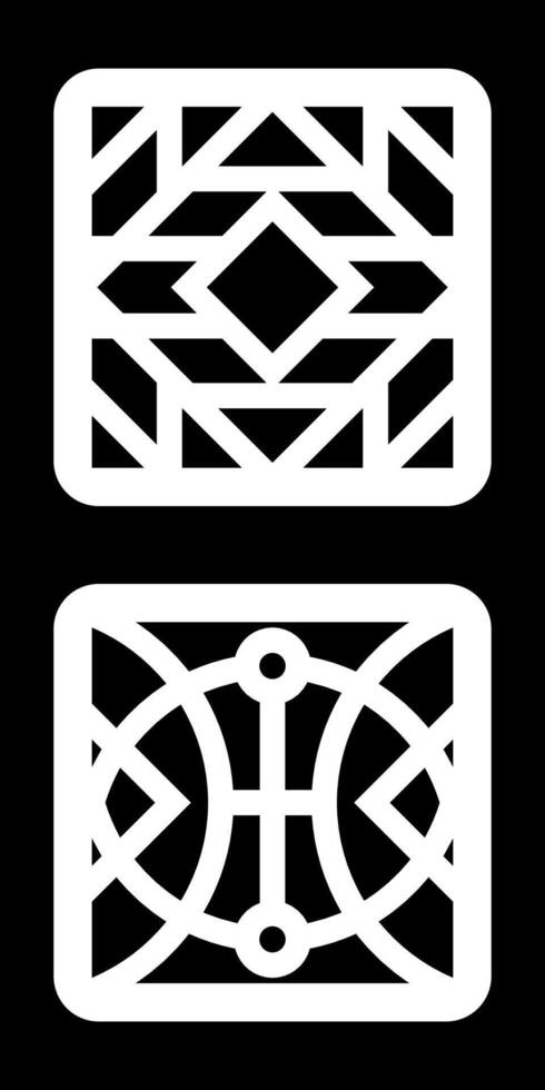 simple geometric pattern for background, decoration, panel, and CNC cutting vector