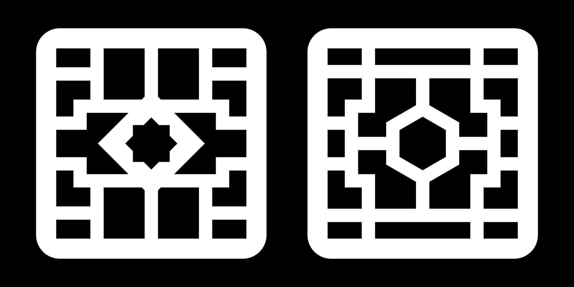 simple geomteric pattern for decoration, background, panel, and CNC Cutting vector