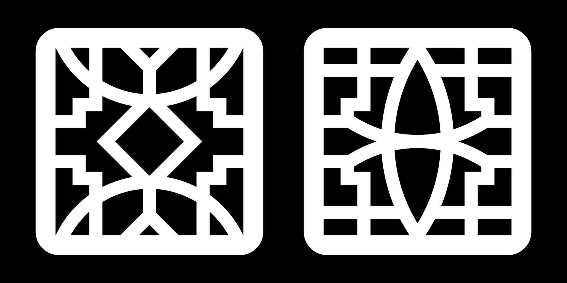 simple geometric pattern for background, decoration, panel, and CNC cutting vector
