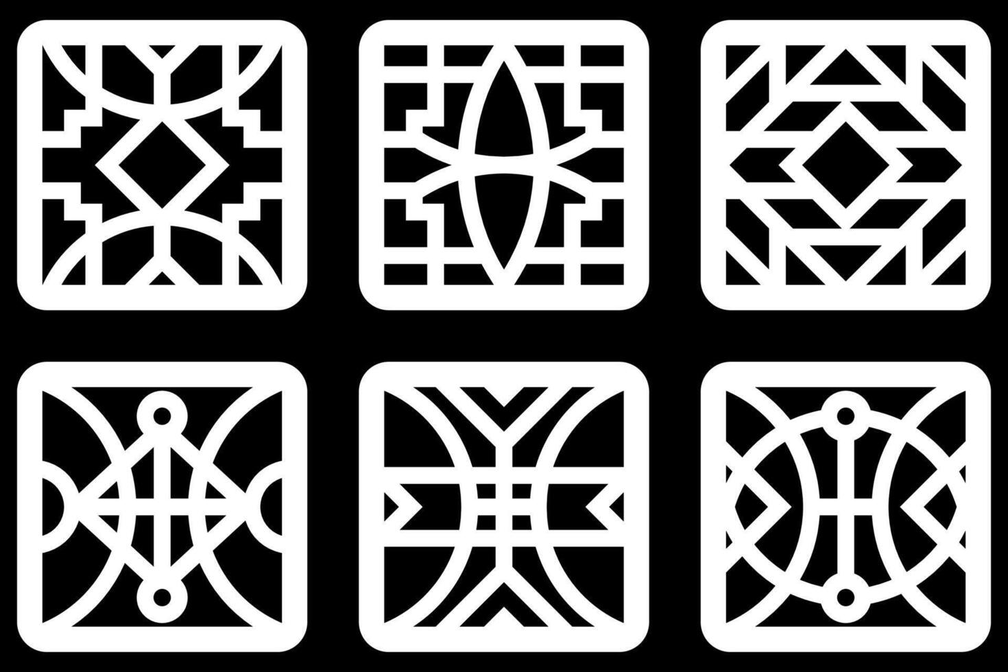 simple geometric pattern for background, decoration, panel, and CNC cutting vector