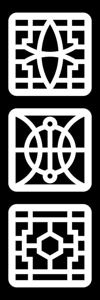 simple geometric pattern for background, decoration, panel, and CNC cutting vector