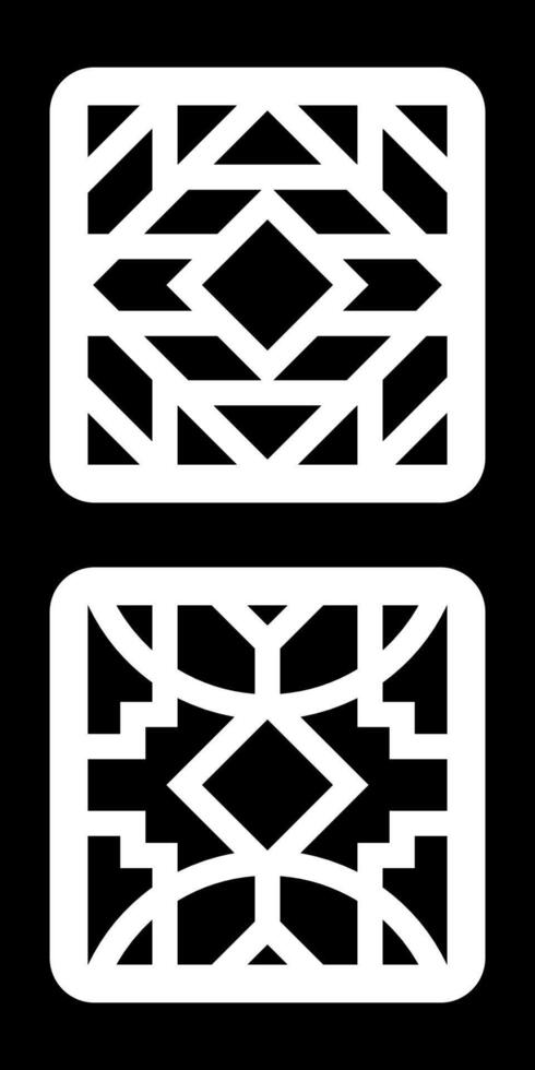 simple geometric pattern for background, decoration, panel, and CNC cutting vector