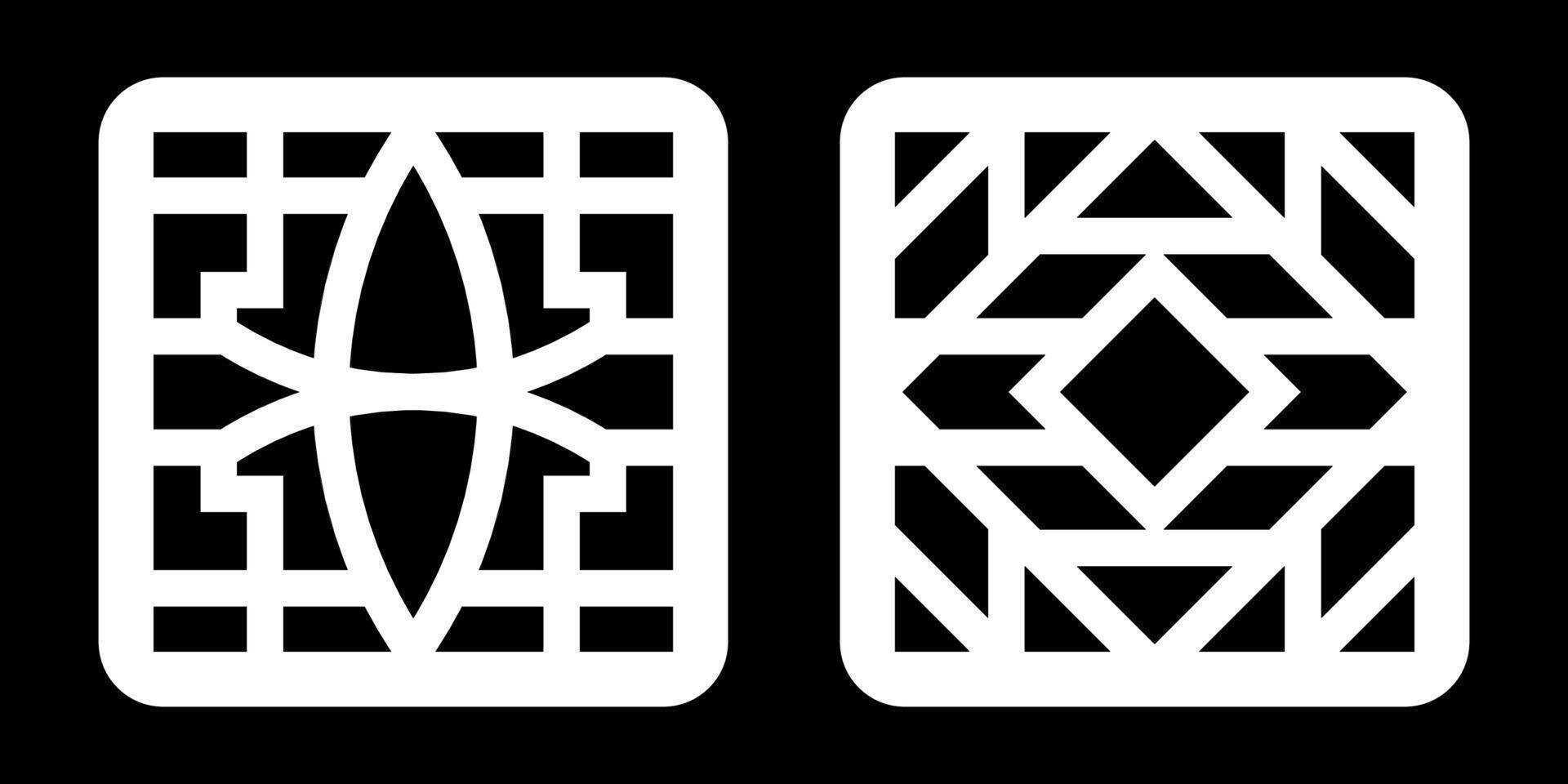 simple geometric pattern for background, decoration, panel, and CNC cutting vector