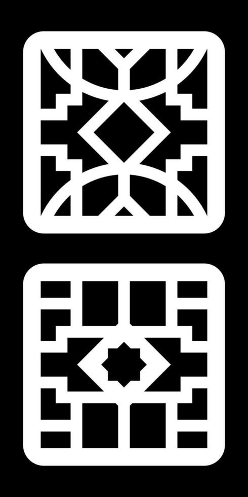 simple geometric pattern for background, decoration, panel, and CNC cutting vector
