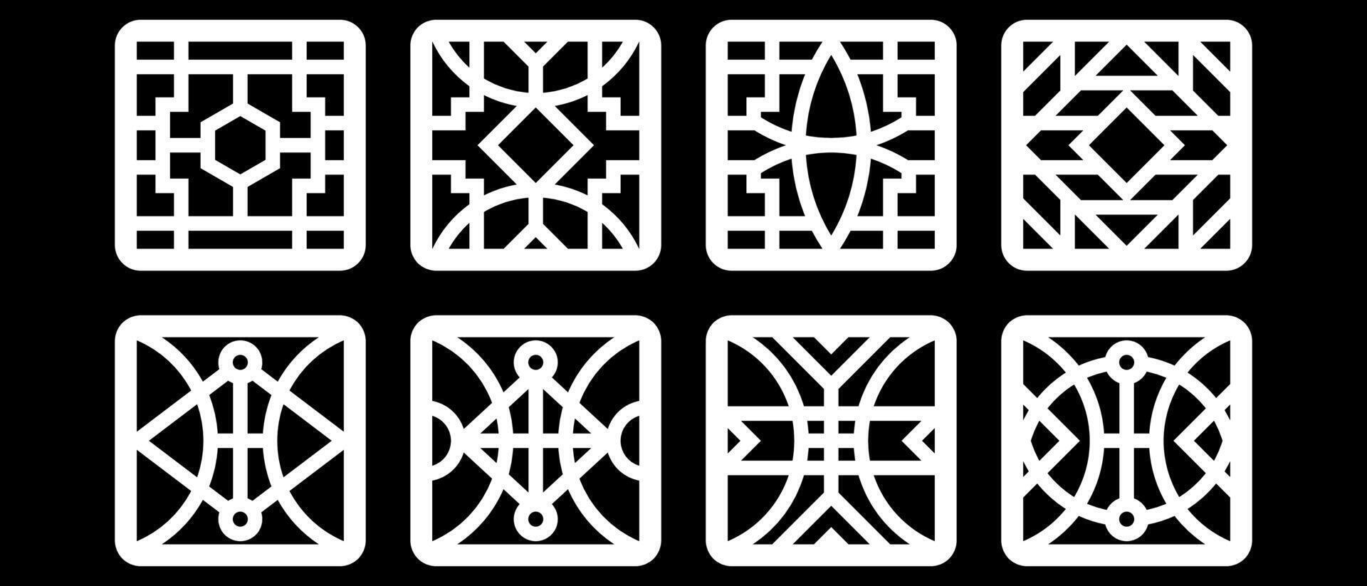 simple geometric pattern for background, decoration, panel, and CNC cutting vector