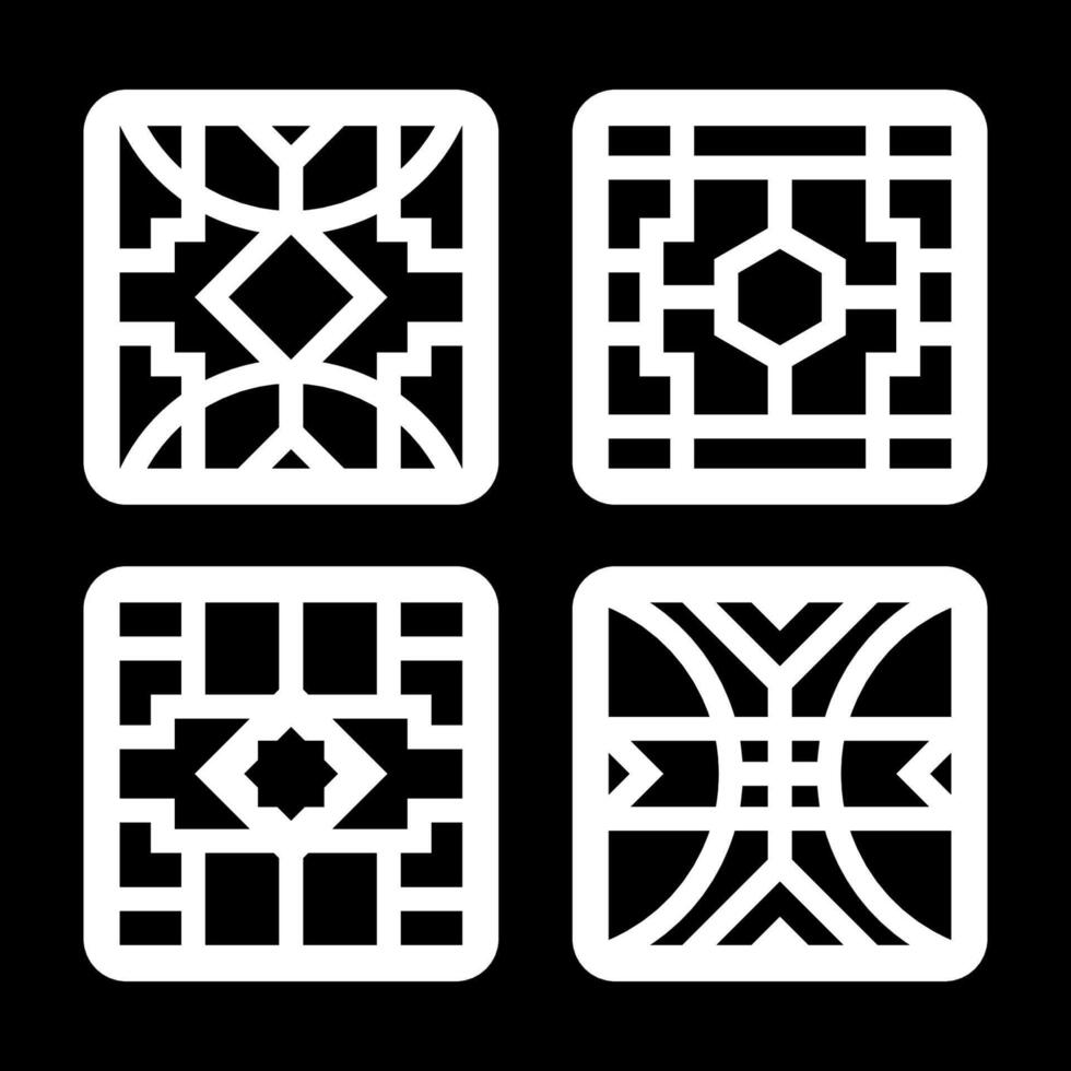 simple geometric pattern for background, decoration, panel, and CNC cutting vector