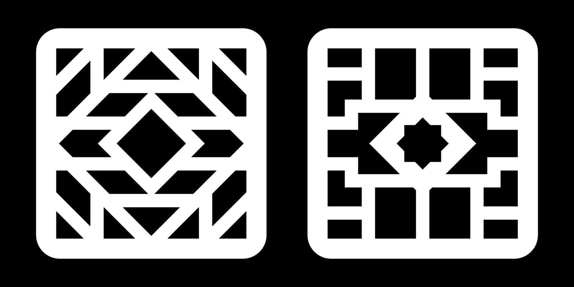 simple geomteric pattern for decoration, background, panel, and CNC Cutting vector