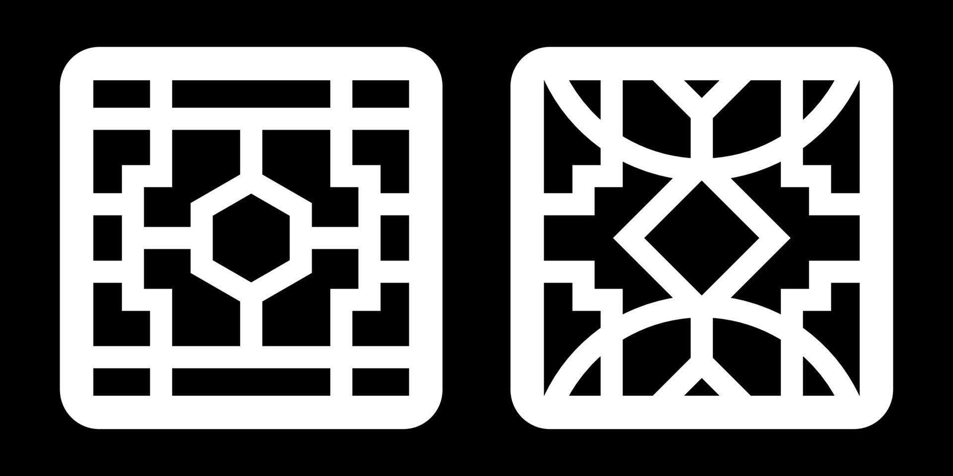 simple geometric pattern for background, decoration, panel, and CNC cutting vector
