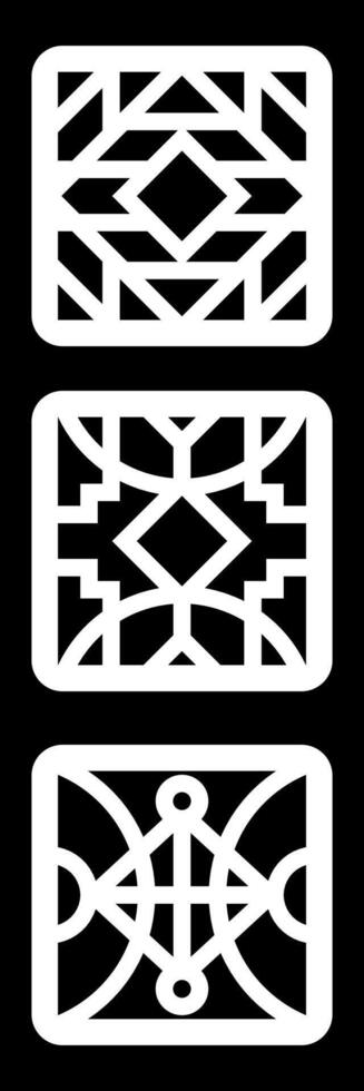 simple geometric pattern for background, decoration, panel, and CNC cutting vector