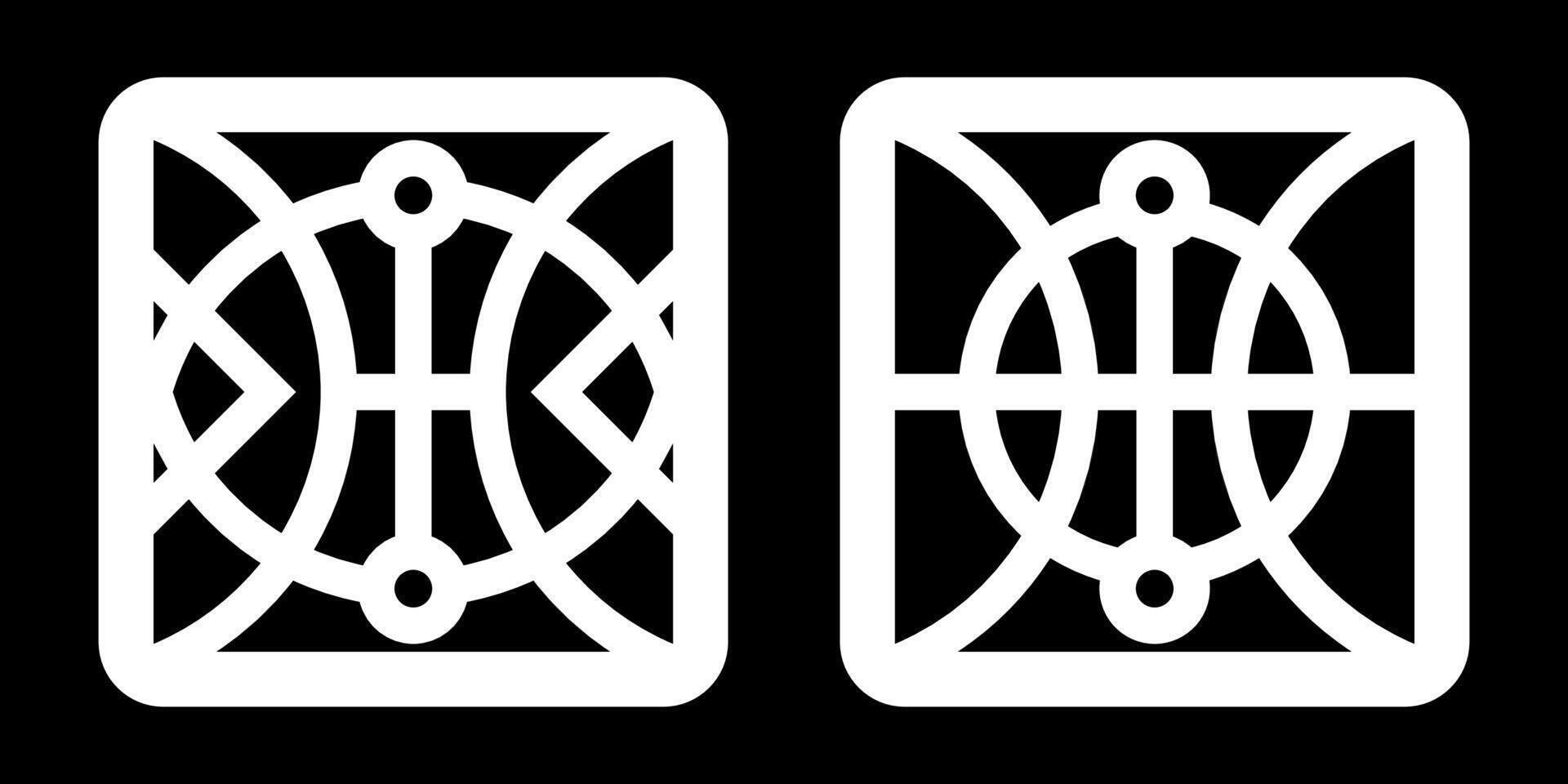 simple geometric pattern for background, decoration, panel, and CNC cutting vector