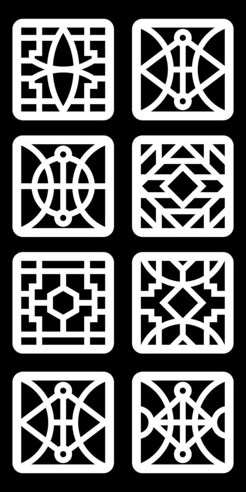 simple geometric pattern for background, decoration, panel, and CNC cutting vector