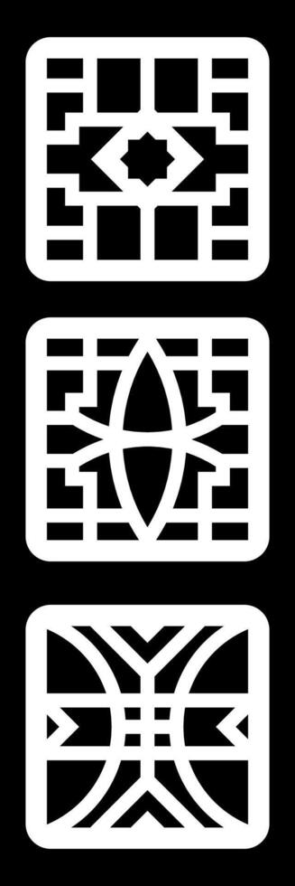 simple geometric pattern for background, decoration, panel, and CNC cutting vector