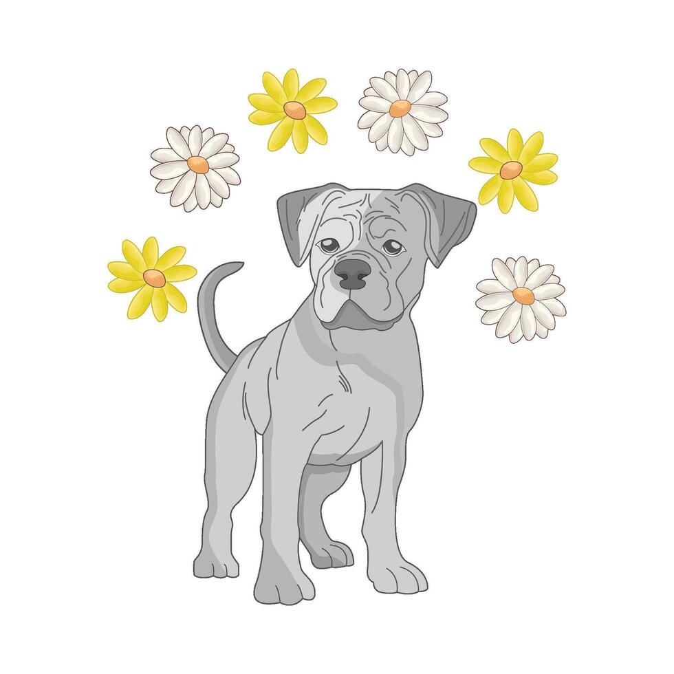 illustration of dog vector