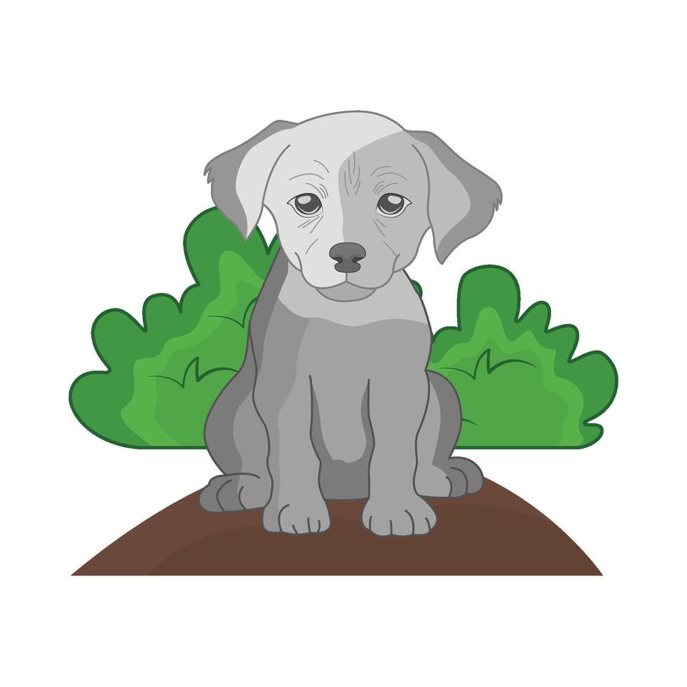 illustration of dog vector