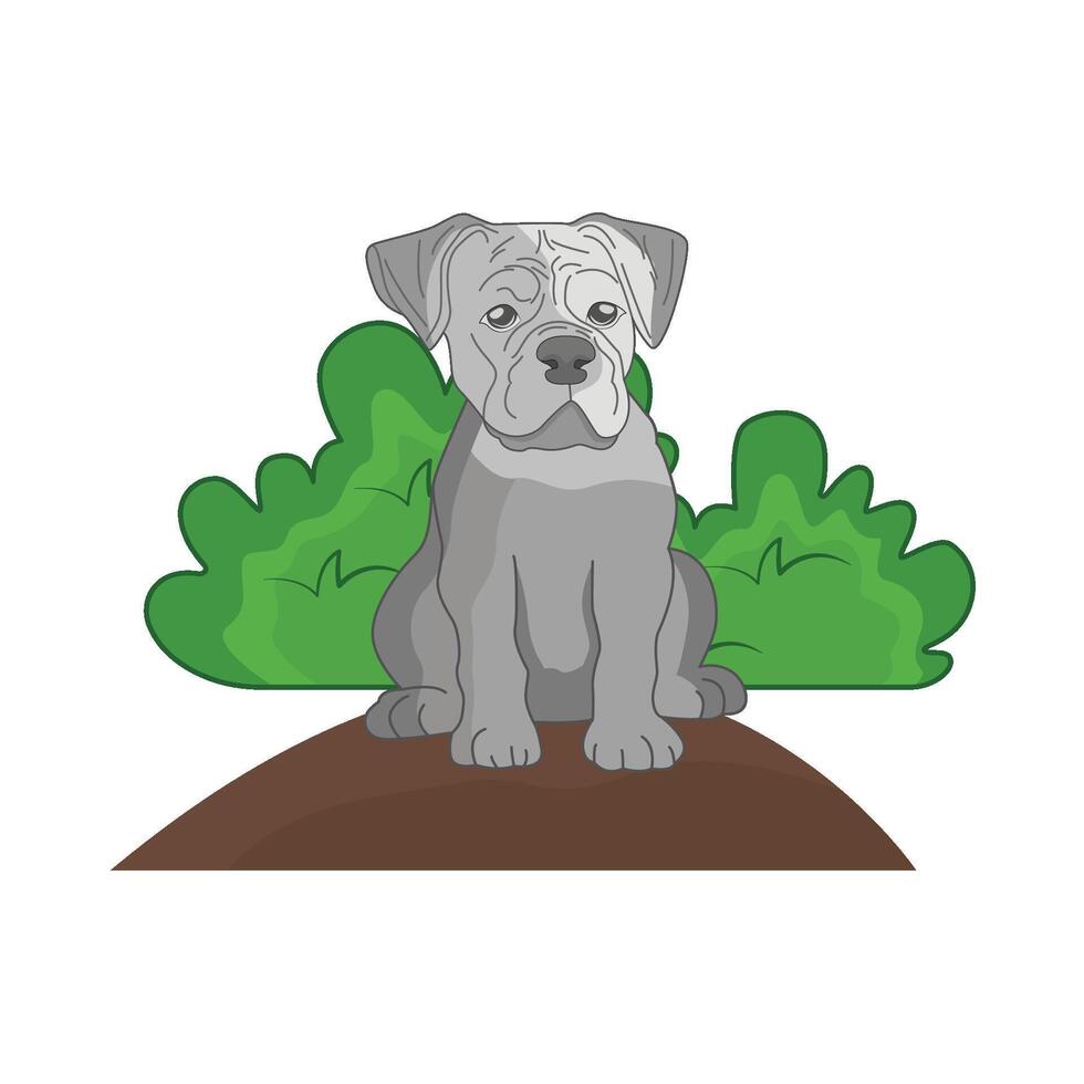 illustration of dog vector