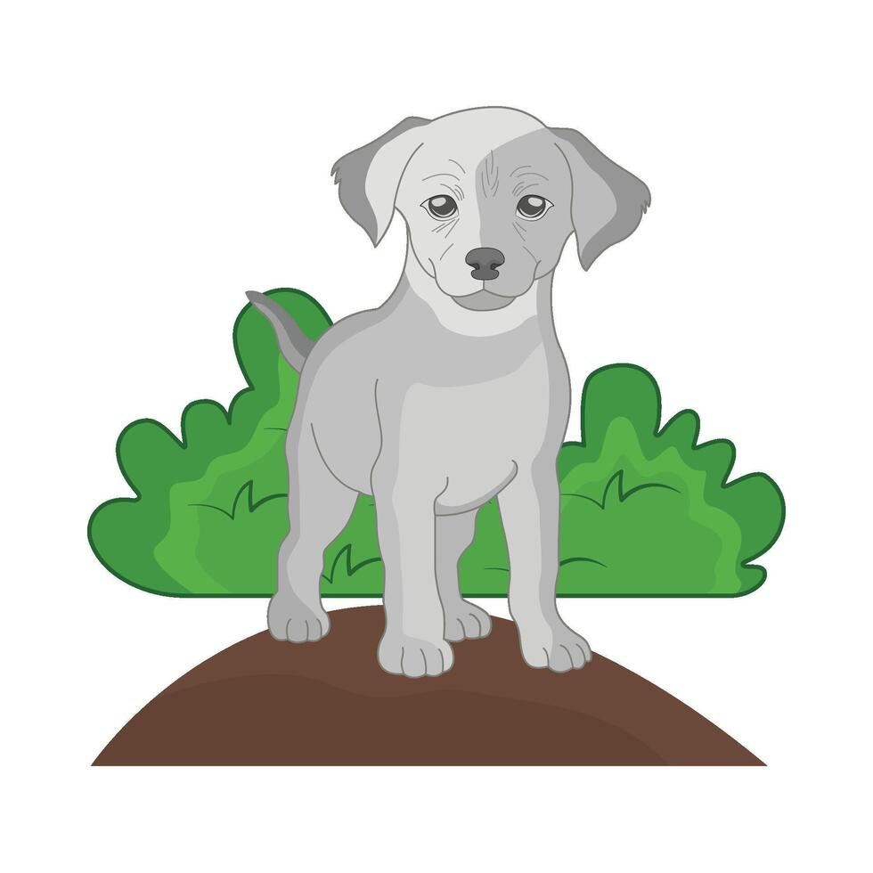 illustration of dog vector