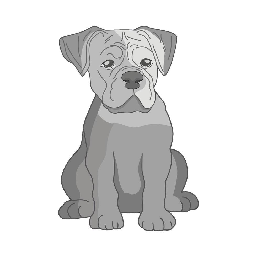illustration of dog vector