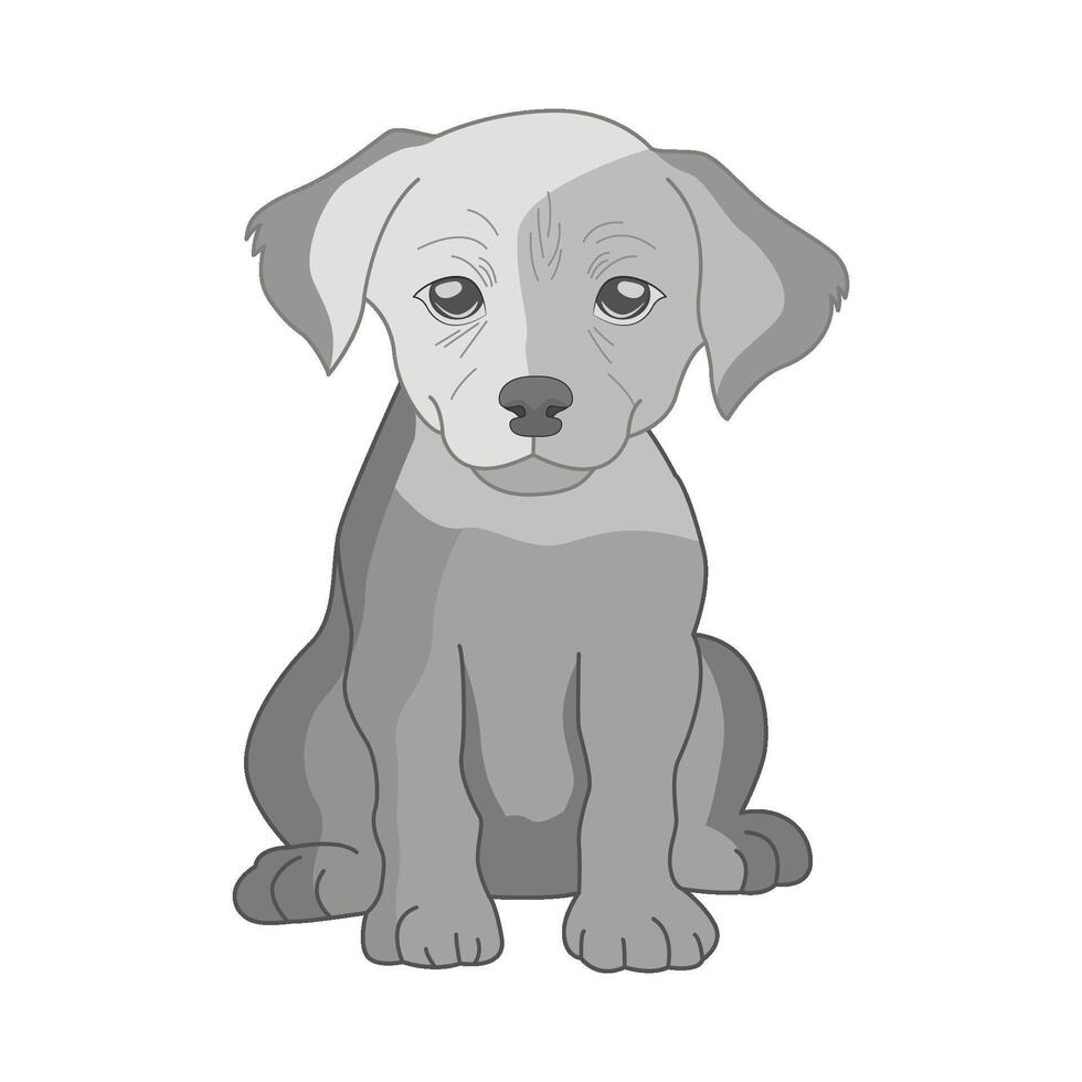 illustration of dog vector