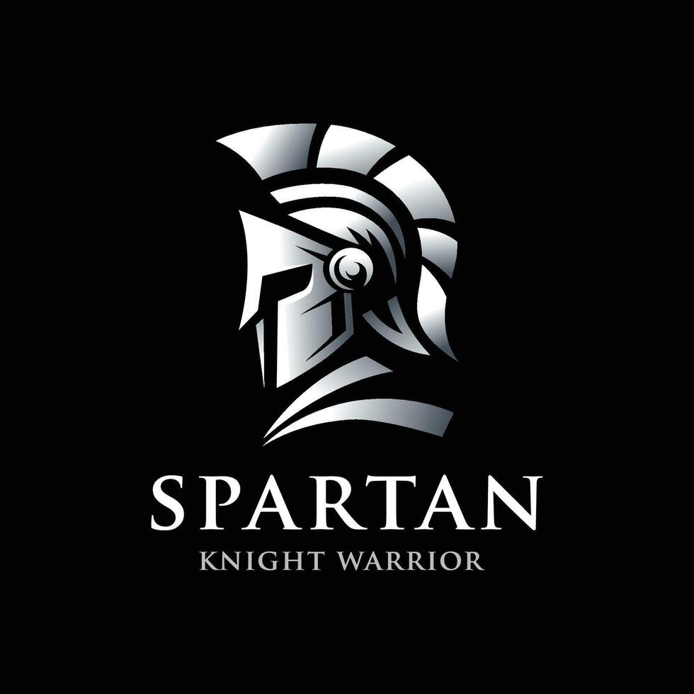 Spartan Knight Soldier symbol illustration vector