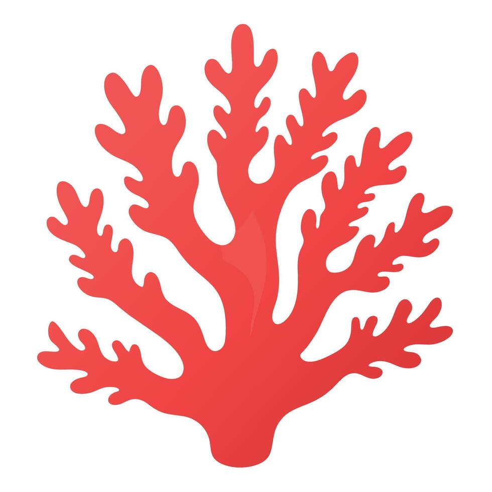 Coral Design flat style illustration vector