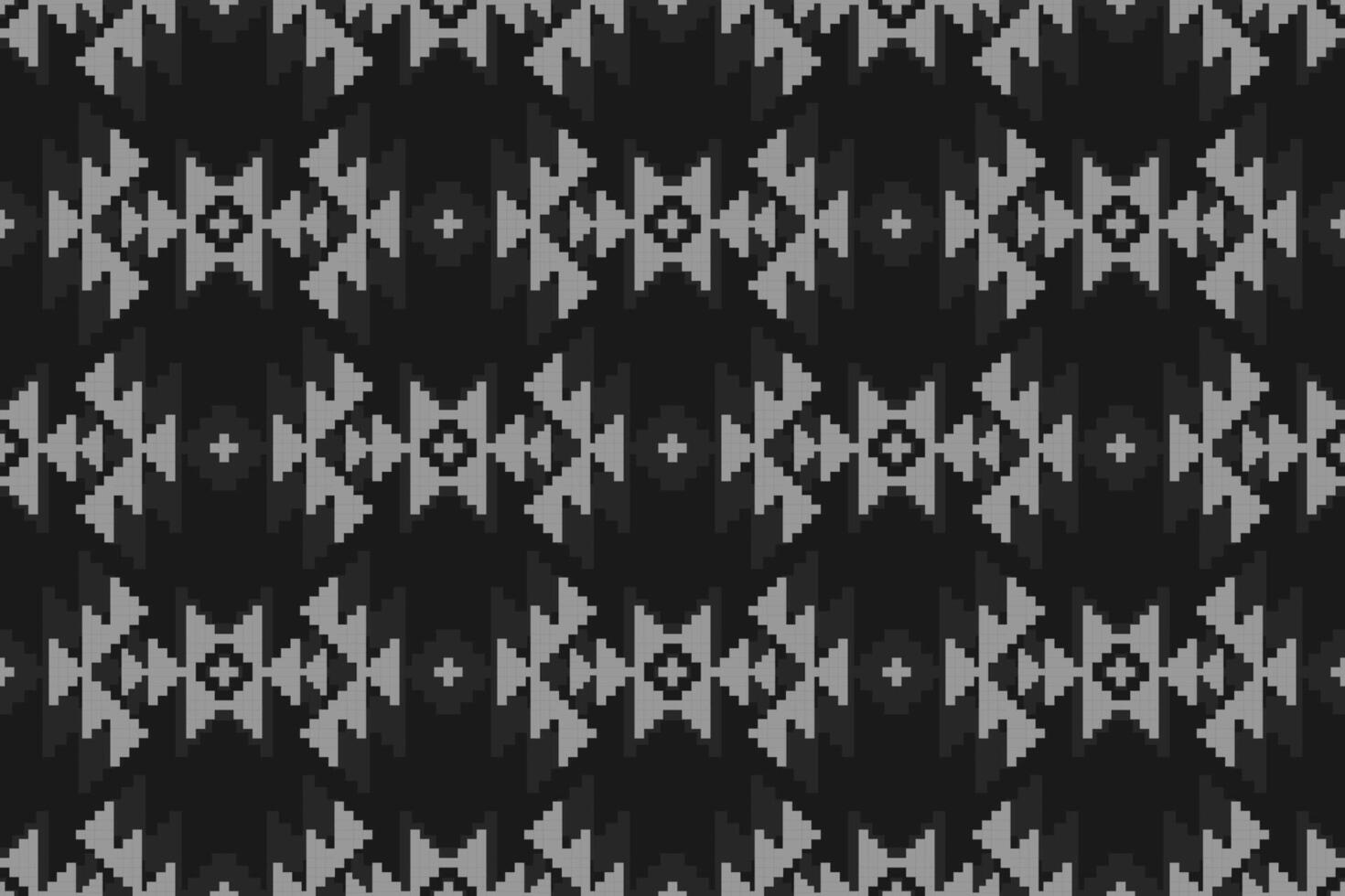 Ethnic Aztec pattern art. Geometric seamless pattern in tribal, folk embroidery, and Mexican style. Design for background, wallpaper, illustration, textile, fabric, clothing, carpet. vector