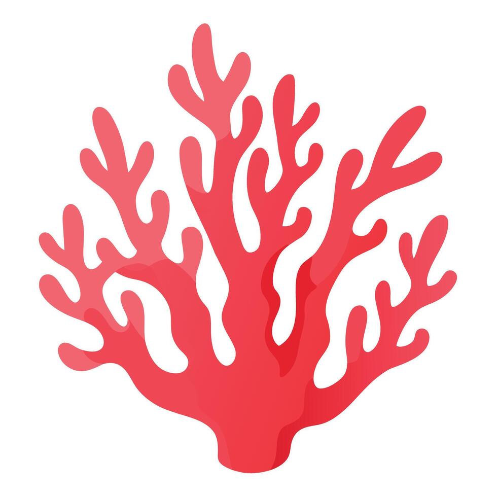 Coral Design flat style illustration vector