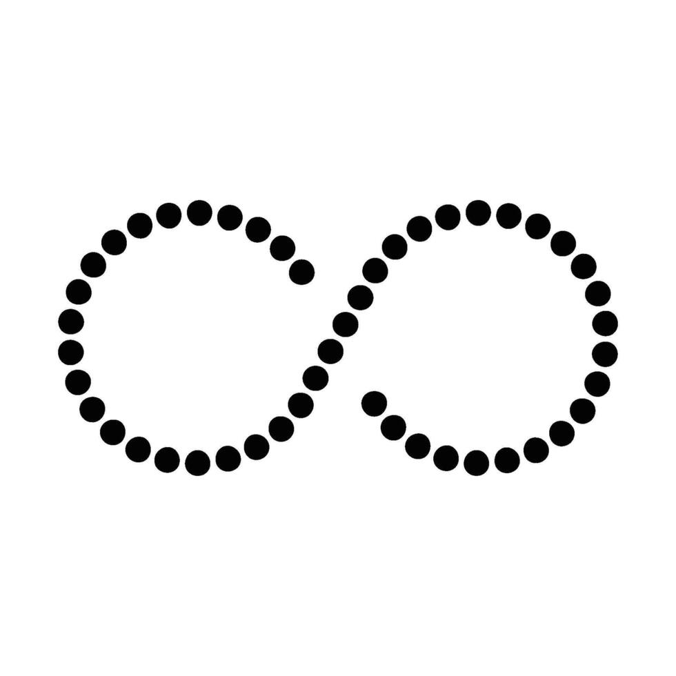 Infinity symbol icon vector
