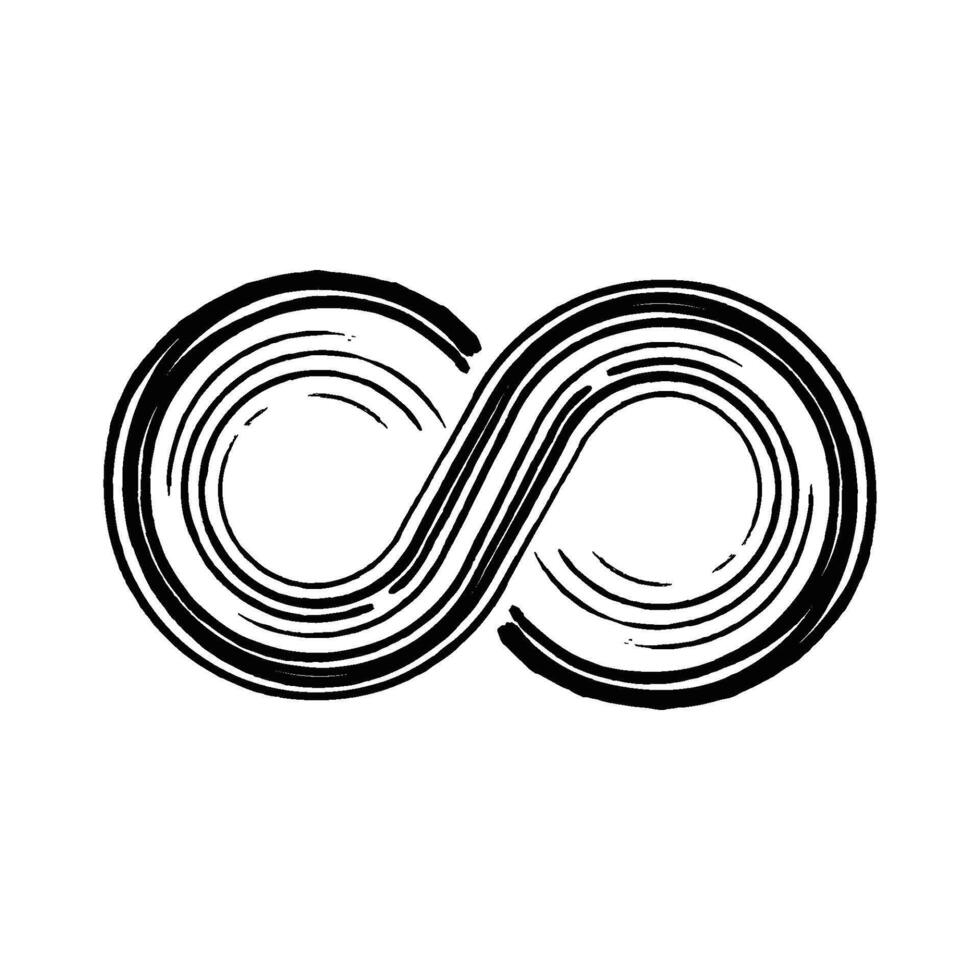 Infinity symbol icon vector