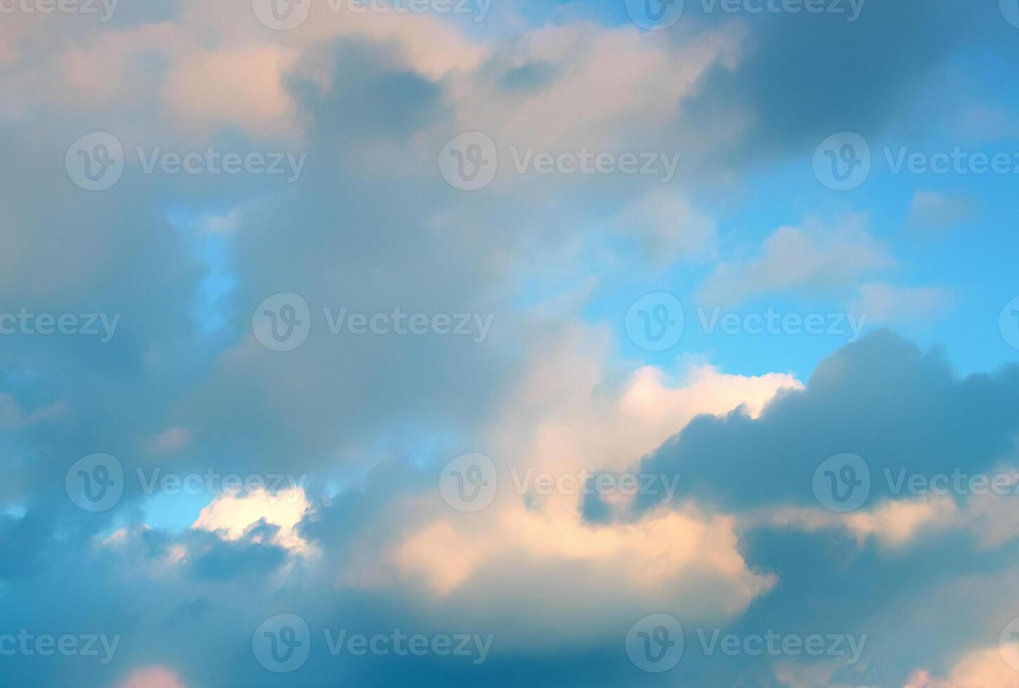 Evening sky natural background photo