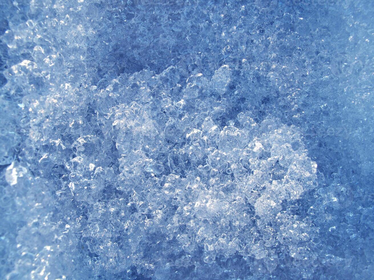 derritiendo nieve, de cerca natural textura foto