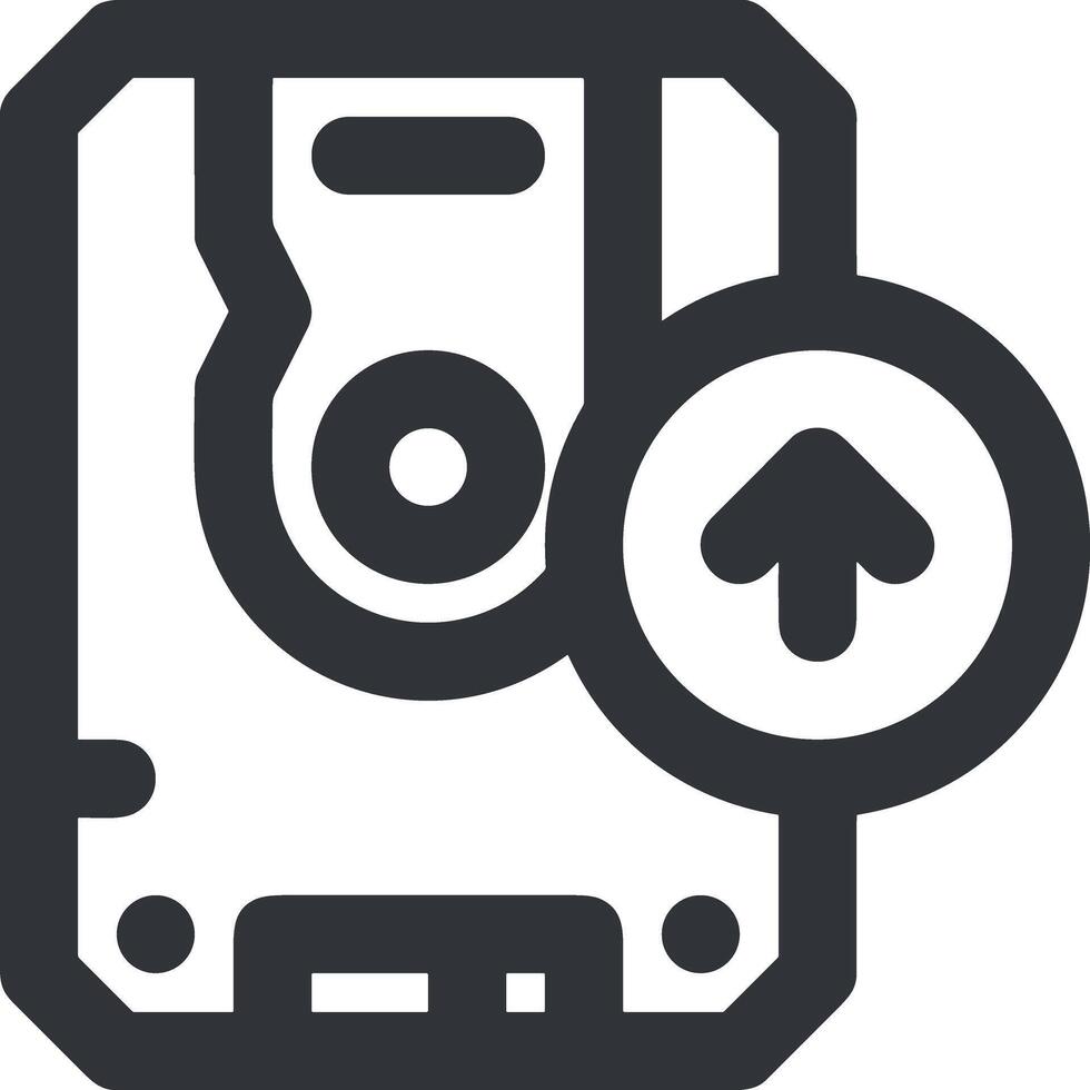 Storage data icon symbol image for database illustration vector