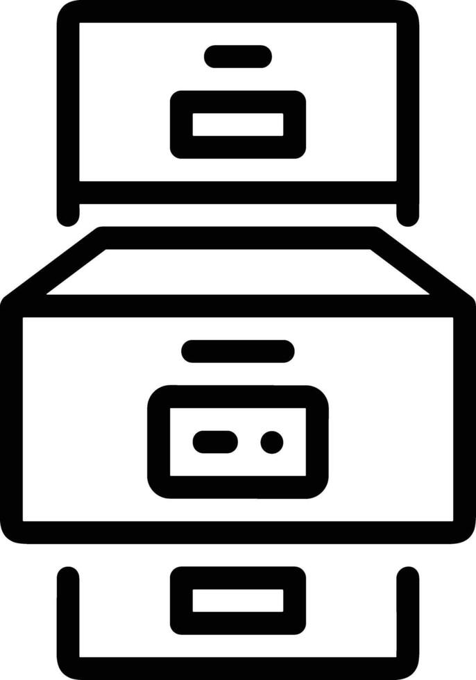 Storage data icon symbol image for database illustration vector