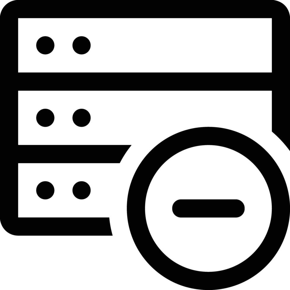 Storage data icon symbol image for database illustration vector