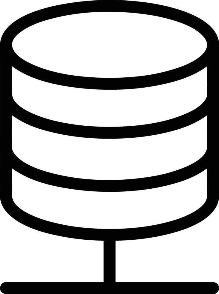 Storage data icon symbol image for database illustration vector